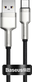 BASEUS כבל טעינה וסנכרון Baseus USB-A to Type-C 66W בזאוס Cafule Cable שחור