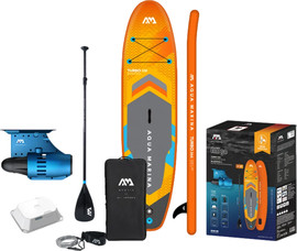 Aqua Marin סאפ AMgo 366PFS+מנוע סנפיר בצבע כחול מבית AQUA MARINA