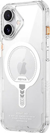 Remax כיסוי שקוף מגנטי MagSafe לאייפון 17 אנטי-הצהבה הגנת Airbag דגם REMAX RMC-12
