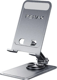 Remax מעמד טלפון מסתובב אלומיניום REMAX RM-C38Pro צבע כסוף