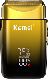 Kemei מכונת גילוח שייבר מקצועית Kemei KM-TX10 – גוף מתכת ומסך LCD
