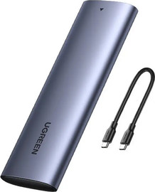 UGREEN כונן USB 3.2 Gen 2 + כבל USB Type אפור