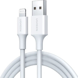 UGREEN כבל Lightning לסנכרון וטעינה באורך 2 מטר בחרו צבע לבן