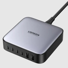 UGREEN מטען שולחני UGREEN Nexode 200W GaN טעינה מהירה עד 6 מכשירים במקביל שחור