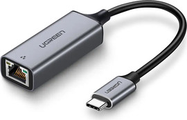 UGREEN מתאם USB-C ל-Ethernet Gigabit שחור