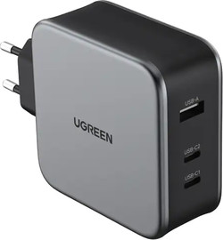 UGREEN מטען קיר טעינה מהירה בחיבור כפול USB-C וחיבור USB-A CD289