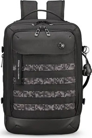 Swiss Digital תיק גב חכם Swiss Digital Berg Size L 16" עם טעינת USB  צבע שחור