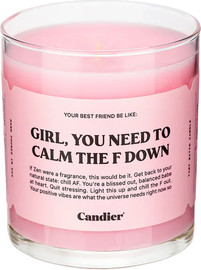 Candier נר - GIRL CALM THE F DOWN