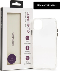 Connecto כיסוי לאייפון 13 פרו מקס שקוף - iPhone 13 Pro Max מבית CONNEKTO