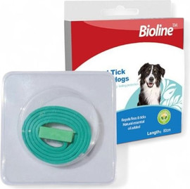 Bioline ביוליין | קולר טבעי דוחה פרעושים קרציות לכלב