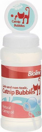Bioline ביוליין | משחק בועות קטניפ לחתול | 120 מ"ל