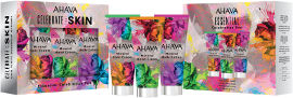 AHAVA CELEBRATE YOUR SKIN קיט קרם רגליים + קרם ידיים + תחליב גוף מינרלי