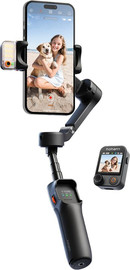 HOHEM גימבל לסמארטפון Hohem iSteady V3 Ultra עם מעקב AI כולל שלט רחוק שחור