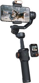 HOHEM גימבל לסמארטפון Hohem iSteady M7 עם AI Tracker ושלט שחור