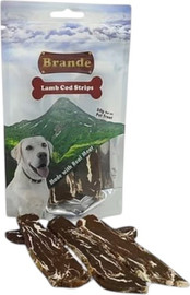 Brande BRANDE | חטיף רצועות כבש ובקלה | 80 גרם