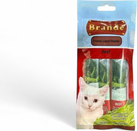 Brande BRANDE - חטיף קרם לחתול בקר 60 גר'