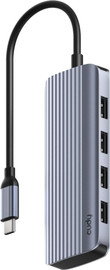CUDY מתאם רב-תכליתי Cudy UH500 6-IN-1 USB-C Hub עם יציאת HDMI 4K