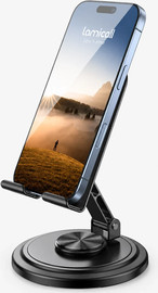 LAMICALL מעמד שולחני מתקפל ומתכוונן לסמארטפון Lamicall עם סיבוב 360° STDP04