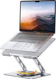 LAMICALL מעמד למחשב נייד מתכוונן עם סיבוב 360° LAMICALL