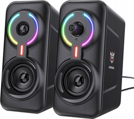 ONIKUMA רמקולים גיימינג ONIKUMA L6 – עיצוב RGB וסאונד איכותי