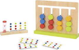 Tooky Toy משחק פיתוח קוגנטיבי הזזת חרוזים לוגי עם אפשרות משחק נגד הזמן