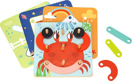 Tooky Toy פאזל הרכבה הראשון שלי מעץ 24 חלקים