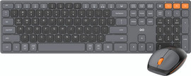 Fantech סט מקלדת +עכבר אלחוטי מבית fantech דגם WK895 בצבע אפור