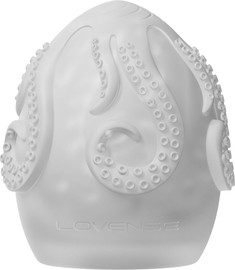 LOVENSE ביצת אוננות קומפקטית לגבר | Kraken Single ,לבן