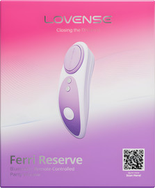LOVENSE LOVENSE FERRI RESERVE ויברטור דגדגן מגנטי לבישה בשליטת אפליקציה, מהדורת לבנדר