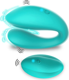 SOFTBERRY ויברטור זוגי עם שלט - 10 מצבי רטט