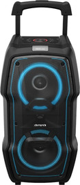 AIWA רמקול בידורית ניידת אלחוטית Aiwa SS-X100DSP 50W כוללת מיקרופון אלחוטי