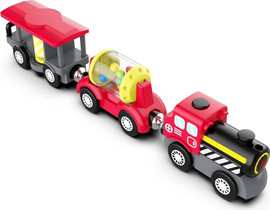 Inbar Toy קטר אלקטרוני עם 2 קרונות - Myka fort