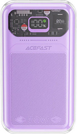 AceFast סוללת גיבוי (מטען נייד) 30W מהירה 20,000mAh סגול - מבית ACEFAST