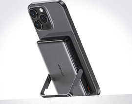 AceFast מטען נייד מגנטי ACEFAST M17 – קיבולת 10000mAh, הספק 22.5W ומעמד מתקפל מובנה