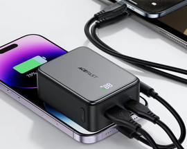 AceFast מטען נייד ACEFAST M28 – הספק 22.5W, קיבולת 10000mAh וצג דיגיטלי חכם