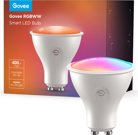 GOVEE מנורה LED חכמה Govee גובי GU10 Wifi&BLE RGBWW Bulb 400lm (2pack)
