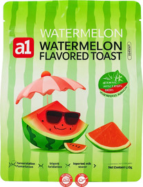 Teimim Watermelon bread לחם בטעם אבטיח עם קרם אבטיח