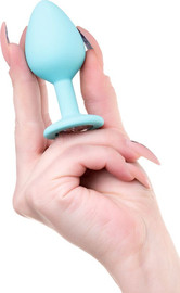 TOYFA פלאג אנאלי למתחילים מסיליקון רפואי 8 ס"מ | Anal Plug Brilliant ,כחול