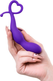 TOYFA פלאג אנאלי  מסיליקון רפואי 11.5 ס"מ | Anal Plug Wlap ,סגול