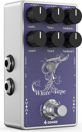 donner EC1335 פדאל דילי White Tape Delay Pedal מבית DONNER