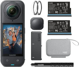 Insta360 מצלמת אינסטה 5X + קיט אביזרים Insta360 X5 Essential Bundle
