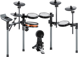 donner חבילת מערכת תופים אלקטרונית Groove Max EC7249 פדים "מאש" כולל כיסא אוזניות ומקלות במתנה