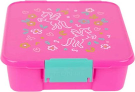 Little Lunch Box קופסת אוכל מחולקת Bento3 מחולקת 3 תאים (מונטי) Unicorn Magic