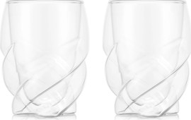 Bodum סט 2 זכוכית כוסות דופן כפולה PAVINA PARIS 270 מל מבית Bodum