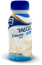 אנשור פלוס משקה להשלמה תזונתית או לתזונה מלאה בטעם וניל