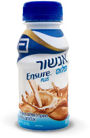 אנשור פלוס משקה להשלמה תזונתית או לתזונה מלאה בטעם שוקולד