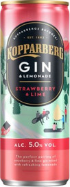 KOPPARBERG פחית קופרברג קוקטייל ג'ין ותות ליים 250 מל