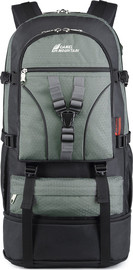 Camel Mountain תיק גב מתרחב 50+5 ליטר - Camel Mountain® XL Mountaineer - אפור