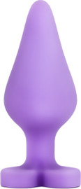 blush פלאג אנאלי בצורת לב, רך וגמיש, חלק סאטן