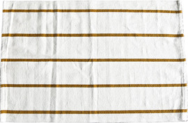 Essentials שטיח כותנה 70X120 ס"מ Azure Line - טבעי&טפנד